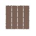 Plastic Interlocking Deck Tiles,44 Pack Patio Deck Tiles,12"x12" Square Waterproof Outdoor All Weather Use, Patio Decking Tiles For Poolside Balcony Backyard, Brown_maomaolike.com