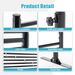 Metal Privacy Fence Panels For Outside, Slatted Privacy Screens With Stand_maomaolike.com