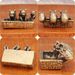 Brass Crafts Pig Slot Three Little Pigs Small Study Office Business Souvenirs Three-Dimensional Hand-Made Copper Ornaments_maomaolike.com