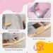 Rocking Horse Elephant Rocking Chair Toddler Rocker Toy With Sound Wooden Base Seat Safety Belt For_maomaolike.com