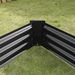 Raised Garden Bed Kit - Metal Raised Bed Garden 7.6x3.7x0.98ft For Flower Planters, Vegetables Herb Black_maomaolike.com