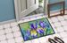 Tennessee Iris In Watercolor Doormat Front Door Mat Indoor Outdoor Rugs For Entryway, Non Slip Washable Low Pile, 24H X 36W_maomaolike.com