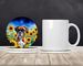 Boxer In Sunflowers Large Sandstone Coasters Pack Of 4 Absorbent Round Coasters Decor Gifts For Men Or Women, 4 In, Multicolor_maomaolike.com