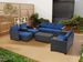 10 Piece PE Rattan Patio Furniture Set, Sectional Sofa Set, Outdoor Patio Furniture Set With Cushions & Tempered Glass Coffee Table_maomaolike.com