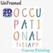 Occupational Therapy Painting Poster, Pastel-colored Hand-drawn Lettering Poster, Gentle Colorful Typographic Design, Suitable For Therapy Clinics And_maomaolike.com