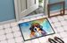 Bernese Mountain Dog Hippie Dawg Doormat Front Door Mat Indoor Outdoor Rugs For Entryway, Non Slip Washable Low Pile, 24H X 36W_maomaolike.com
