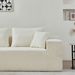 104.33" Sponge Sectional Sofa Couch For Living Room, L Shaped Modern Lamb Modular High Density Sponge Floor Sofa, Sherpa Fabric Sofa Couch With Chaise Lounge & Pillows, Upholstered Corner Cloud Couch_maomaolike.com