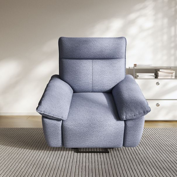 Power Lift Recliner For Elderly, Electric Reclining Chair, Single Sofa With USB Ports, Side Pockets For Living Room Bedroom-Fabric_maomaolike.com