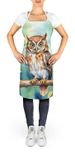 Elf Owl Apron Cooking Kitchen Server Baking Crafts Gardening For Adult Women Men, Unisex, Large, Multicolor_maomaolike.com