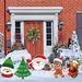 5PCS Christmas Decorations Yard Signs Santa Claus Reindeer Snowman Xmas Signs Outdoor For Christmas Outdoor Holiday Garden Yard Lawn Decor_maomaolike.com