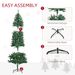 7 Ft Tall Unlit Slim Fir Artificial Christmas Tree With Realistic Branches, And 865 Tips, Green_maomaolike.com