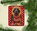 German Wirehaired Pointer Holiday Christmas Porcelain Ornament Christmas Tree Hanging Decorations For Home Christmas Holiday, Rectangle, Gift, Multicolor_maomaolike.com