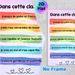 French Classroom Positive Affirmation Painting Poster, Vibrant Brush-stroke Design Poster, Inspirational French Positive Statements To Build A_maomaolike.com