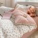 Home & Garden Four Piece Set Pure Washed Cotton Full Quilt Cover_maomaolike.com