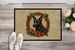 Australian Kelpie Christmas Flowers Doormat Front Door Mat Indoor Outdoor Rugs For Entryway, Non Slip Washable Low Pile, 24H X 36W_maomaolike.com