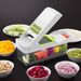 14-in-1 Multi-Functional Vegetable Chopper Set – Stainless Steel Slicer With 3 Blades, Container & Non-Slip Base For_maomaolike.com