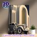 Vintage Luxury Car & Art Deco Architecture Painting Poster, Sleek Elegant Retro Style Poster, Sophisticated Classic Decor Ideal For Living Room_maomaolike.com