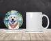Great Pyrenees Luau Large Sandstone Coasters Pack Of 4 Absorbent Round Coasters Decor Gifts For Men Or Women, 4 In, Multicolor_maomaolike.com
