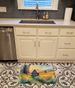Montana Bitterroot In Watercolor Memory Foam Kitchen Mat Machine Washable Anti-Fatigue Mat Cushion Comfort Bath Mat Or Kitchen Rug_maomaolike.com
