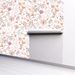 Soft Floral Peel & Stick Wallpaper – Romantic Pink Botanical, Removable, Waterproof, Renter Friendly Decor_maomaolike.com