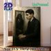 Man & Insect Mirror Reflection Painting Poster, Gloomy Surrealist Dark-toned Poster, Thought-provoking Introspective Artwork Suitable For Home Study_maomaolike.com
