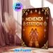 Mehendi Station Themed Painting Poster, Ornate Traditional Indian Style Poster, Features Intricate Henna Art & Golden Decorative Elements, Ideal For_maomaolike.com