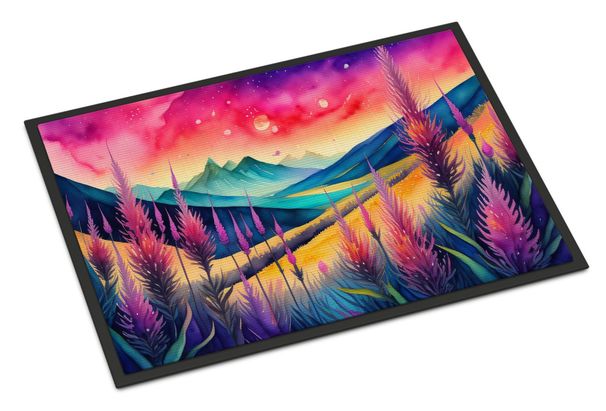 Liatris In Color Doormat Front Door Mat Indoor Outdoor Rugs For Entryway, Non Slip Washable Low Pile, 24H X 36W_maomaolike.com