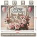 55th Birthday Party Backdrop - 2D Flat Polyester Banner With Roses, Diamonds, Balloons, Wall Hanging Photo Props, Party Decor_maomaolike.com