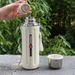 316 Water Bottle Double-Wall Vacuum Insulated Reusable Cup With Leak-Proof Flip-Top Lid & Strap For Outdoor Gym_maomaolike.com