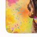 Chocolate Labrador Hippie Dawg Memory Foam Kitchen Mat Machine Washable Anti-Fatigue Mat Cushion Comfort Bath Mat Or Kitchen Rug_maomaolike.com