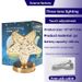 LED Star Moon Rechargeable Touch Bedroom Bedside Gift Small Desk Lamp Modern Simple Decoration_maomaolike.com