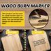 Jue-Fish Wood Burning Marker, Diy Wood Coaster Cutting Board Pyrograph Pen Wood Burning Marker_maomaolike.com