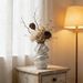 Organic Twist Ceramic Vase Minimalist Sculptural Decor · Contemporary Style_maomaolike.com