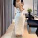 Holiday Daily Women's Streetwear Solid Color Linen Cotton Skirt Sets Skirt Sets_maomaolike.com