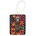 Scottish Deerhound Holiday Christmas Porcelain Ornament Christmas Tree Hanging Decorations For Home Christmas Holiday, Rectangle, Gift, Multicolor_maomaolike.com