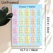 Times Tables Painting Poster, Soft-hued Neatly Structured Multiplication Chart Poster, Practical Tool For Mastering Multiplication, Suitable For Study_maomaolike.com