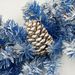 Pre-lit Xmas Tree Artificial Christmas 4-Piece Set,Garland, Wreath And Set Of 2 Entrance Trees X-mas With LED Lights, Christmas Tree_maomaolike.com