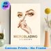 Microblading Eyebrows Painting Poster, Luxury Golden-toned Brow Styling Illustration Poster, Stylish Beauty-themed Decor Ideal For Beauty Salons And_maomaolike.com