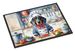 Bluetick Coonhound The Chef Doormat Front Door Mat Indoor Outdoor Rugs For Entryway, Non Slip Washable Low Pile, 24H X 36W_maomaolike.com