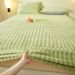 2025 New Autumn Winter Rabbit Fur Plush Sheet Single Piece Mattress Protector Thickened Coral Fleece Bed Cover_maomaolike.com