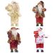 New Decorative Products Standing Santa Claus Christmas Plastic Doll Creative Toy Decoration_maomaolike.com