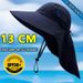 Hot Sale Outdoor Sports Jungle Hiking Fishing Wide Brim Bucket Hat With Neck Cover Quick Dry Men Fishermen Sun Protected Cap_maomaolike.com
