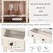Narrow Console Table,Slim Sofa Table With Three Storage Drawers And Bottom Shelf_maomaolike.com