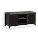Modern Shoe Storage Bench, Entry Way Bench With Cushion, 2 Sliding Doors, Storage Ottoman Bench, Holds 10 Pairs, Black_maomaolike.com