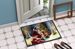 Cairn Terrier And Santa Claus Doormat Front Door Mat Indoor Outdoor Rugs For Entryway, Non Slip Washable Low Pile, 24H X 36W_maomaolike.com