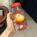 480ml Kawaii Plastic Water With Cup Strap Drinking Yakult Shape Cute Milk Carton Shaker Bottle For Kids/Girl/Adult_maomaolike.com