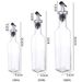 150ML/250ML/500ML Pot Plastic Leak-proof Kitchen Seasoning Soy Sauce Vinegar Transparent Olive Oil Bottle_maomaolike.com