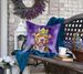 Pit Bull Terrier King Of Mardi Gras Throw Pillow Machine Washable, Indoor Outdoor Decorative Pillow For Couch, Bed Or Patio, 18Hx18W_maomaolike.com