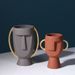 Nordic Style Head Ceramic Vase Creative Simple Modern Home Decor Craft Soft Decoration Ornament_maomaolike.com