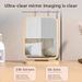 Wooden Element Simple Makeup Rotatable Home Student Dormitory Portable Desktop Dressing Mirror_maomaolike.com